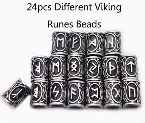 Wholesale Viking Rune Metal Beads